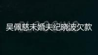  吴佩慈未婚夫纪晓波欠款1亿未还 被告上法庭